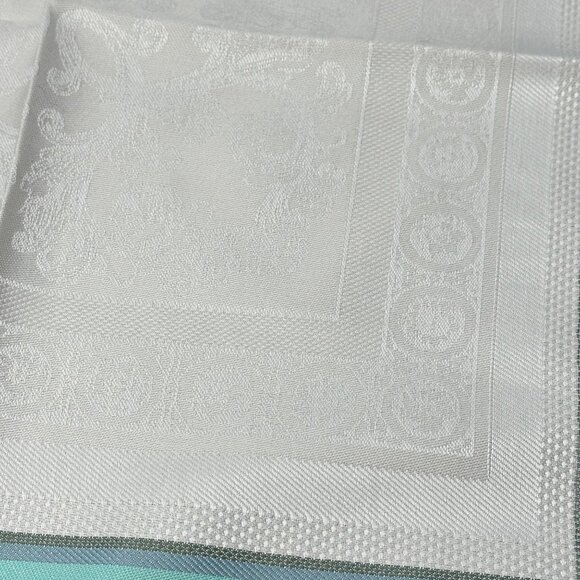 Garnier-Thiebaut Napkins Celadon Cotton 21 x 21 Inch Jardin Ala Francaise Set 4 - Picture 5 of 8